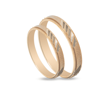 Βέρες Σετ Χρυσές με Σχέδιο MASCHIO FEMMINA SL65 - themelidisjewels